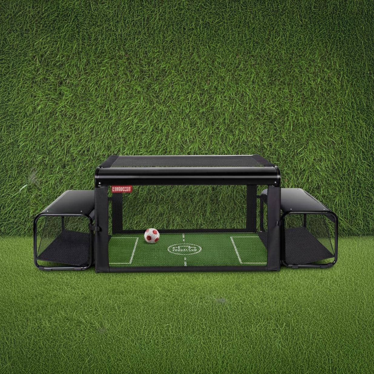 Interactive Football Table for event rentals in Dubai, featuring digital scoring and sleek design for corporate parties, fan zones, and arcade game entertainment.